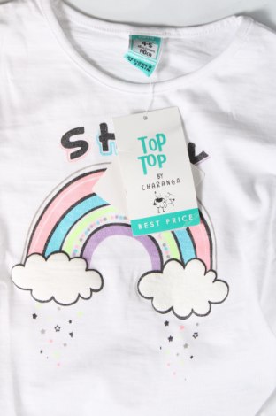 Παιδικό μπλουζάκι Top Top, Μέγεθος 4-5y/ 110-116 εκ., Χρώμα Λευκό, Τιμή 8,25 €