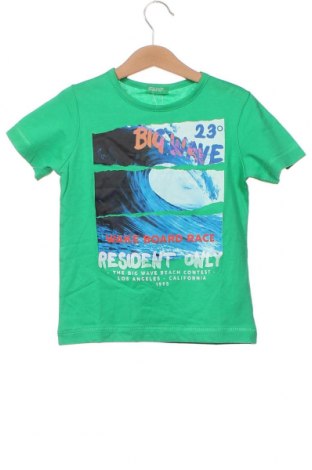 Kinder T-Shirt United Colors Of Benetton, Größe 4-5y/ 110-116 cm, Farbe Grün, Preis 6,39 €