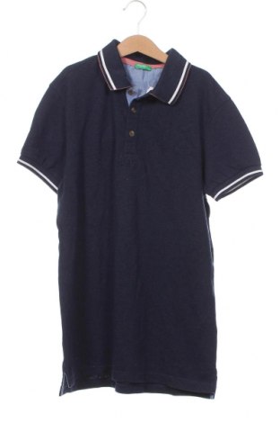 Kinder T-Shirt United Colors Of Benetton, Größe 14-15y/ 168-170 cm, Farbe Blau, Preis 4,59 €