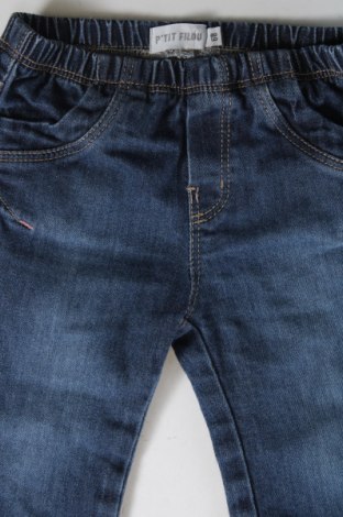 Dziecięce jeansy, Rozmiar 3-6m/ 62-68 cm, Kolor Niebieski, Cena 22,07 zł