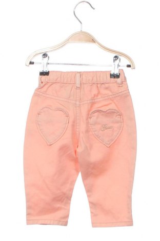 Dziecięce jeansy Guess, Rozmiar 3-6m/ 62-68 cm, Kolor Pomarańczowy, Cena 121,55 zł