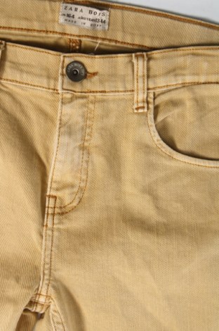 Детски дънки Zara, Размер 13-14y/ 164-168 см, Цвят Жълт, Цена 16,86 лв.