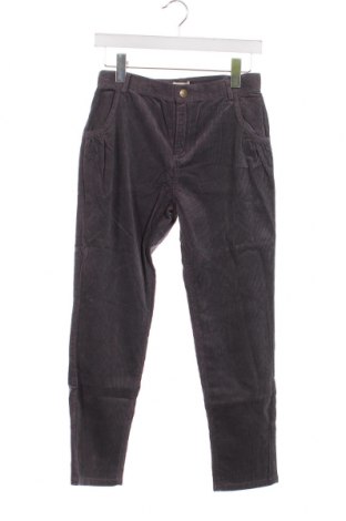 Pantaloni de catifea reiată, pentru copii Bonnet A Pompon, Mărime 11-12y/ 152-158 cm, Culoare Gri, Preț 25,26 Lei