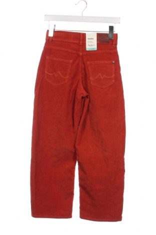Pantaloni de catifea reiată, pentru copii Pepe Jeans, Mărime 11-12y/ 152-158 cm, Culoare Portocaliu, Preț 86,32 Lei