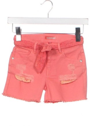 Pantaloni scurți pentru copii Guess, Mărime 7-8y/ 128-134 cm, Culoare Roșu, Preț 121,50 Lei