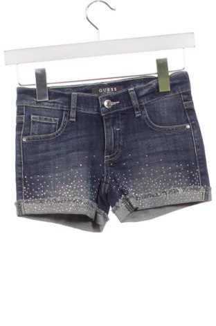 Pantaloni scurți pentru copii Guess, Mărime 6-7y/ 122-128 cm, Culoare Albastru, Preț 144,74 Lei