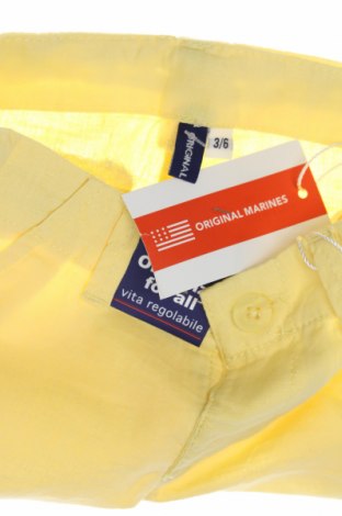 Детски къс панталон Original Marines, Размер 3-6m/ 62-68 см, Цвят Жълт, Цена 6,58 лв.