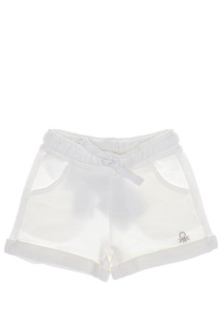 Pantaloni scurți pentru copii United Colors Of Benetton, Mărime 6-9m/ 68-74 cm, Culoare Alb, Preț 37,10 Lei