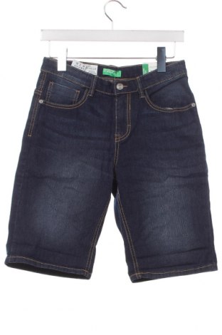 Pantaloni scurți pentru copii United Colors Of Benetton, Mărime 12-13y/ 158-164 cm, Culoare Albastru, Preț 31,58 Lei