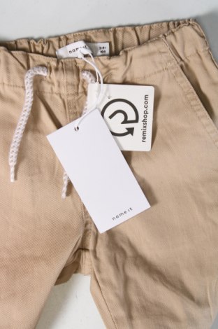 Pantaloni pentru copii Name It, Mărime 3-4y/ 104-110 cm, Culoare Bej, Preț 96,00 Lei