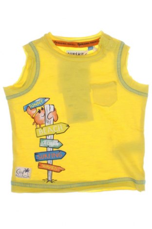 Μπλουζάκι αμάνικο παιδικό Original Marines, Μέγεθος 6-9m/ 68-74 εκ., Χρώμα Κίτρινο, Τιμή 3,36 €