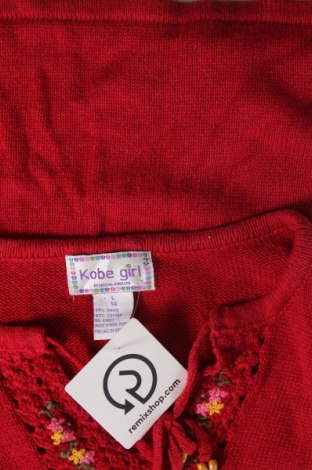 Детски пуловер, Размер 13-14y/ 164-168 см, Цвят Червен, Цена 4,24 лв.