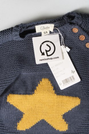 Детски пуловер Dadati, Размер 4-5y/ 110-116 см, Цвят Син, Цена 27,00 лв.