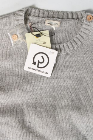 Детски пуловер Gocco, Размер 11-12y/ 152-158 см, Цвят Сив, Цена 10,81 лв.