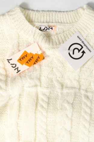 Детски пуловер Ldn, Размер 9-10y/ 140-146 см, Цвят Екрю, Цена 18,20 лв.