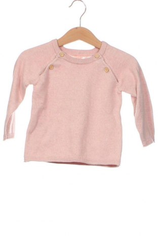 Детски пуловер Mango, Размер 6-9m/ 68-74 см, Цвят Розов, Цена 7,83 лв.