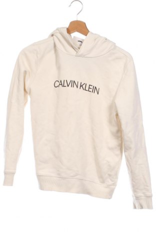 Детски суичър Calvin Klein Jeans, Размер 12-13y/ 158-164 см, Цвят Екрю, Цена 35,89 лв.