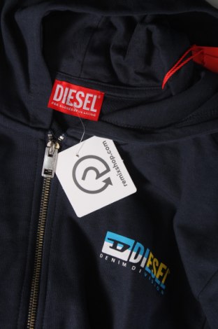 Gyerek sweatshirt Diesel, Méret 15-18y / 170-176 cm, Szín Kék, Ár 40 381 Ft