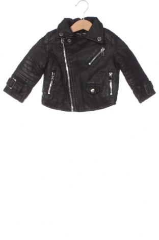 Detská kožená bunda , Veľkosť 3-6m/ 62-68 cm, Farba Čierna, Cena  14,12 €