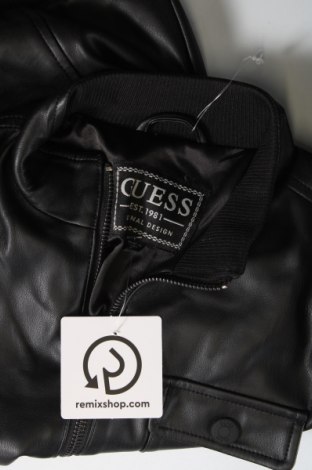 Dětská kožená bunda  Guess, Velikost 7-8y/ 128-134 cm, Barva Černá, Cena  1 266,00 Kč
