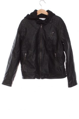 Παιδικό δερμάτινο μπουφάν Zara, Μέγεθος 9-10y/ 140-146 εκ., Χρώμα Μαύρο, Τιμή 23,84 €