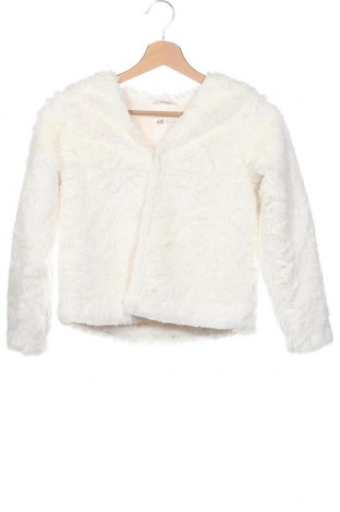 Dětský kabát  H&M, Velikost 8-9y/ 134-140 cm, Barva Bílá, Cena  320,00 Kč