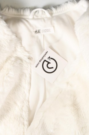Παιδικό παλτό H&M, Μέγεθος 8-9y/ 134-140 εκ., Χρώμα Λευκό, Τιμή 23,52 €