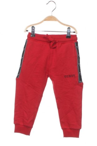 Dziecięce spodnie sportowe Guess, Rozmiar 2-3y/ 98-104 cm, Kolor Czerwony, Cena 169,21 zł