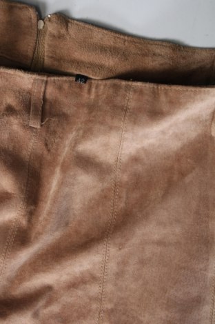 Lederrock, Größe M, Farbe Beige, Preis € 9,80