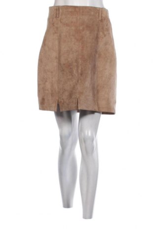 Δερμάτινη φούστα, Μέγεθος M, Χρώμα  Μπέζ, Τιμή 9,80 €