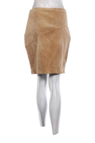 Δερμάτινη φούστα B.Young, Μέγεθος S, Χρώμα  Μπέζ, Τιμή 7,70 €