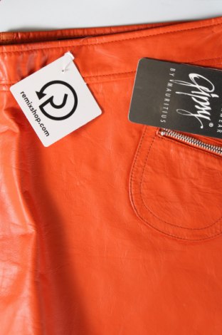 Lederrock Gipsy, Größe L, Farbe Orange, Preis 83,05 €
