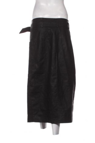 Δερμάτινη φούστα Pieces, Μέγεθος L, Χρώμα Μαύρο, Τιμή 4,70 €