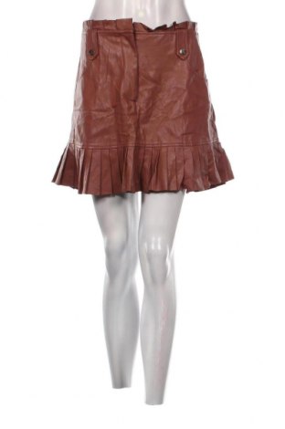 Δερμάτινη φούστα Zara, Μέγεθος M, Χρώμα Καφέ, Τιμή 2,68 €