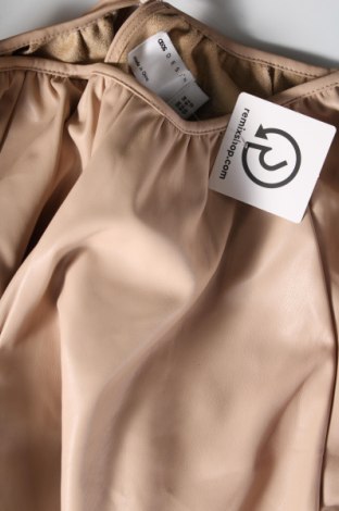 Lederkleid ASOS, Größe L, Farbe Beige, Preis 28,53 €