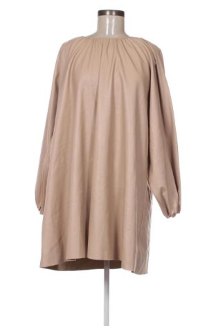 Δερμάτινο φόρεμα ASOS, Μέγεθος L, Χρώμα  Μπέζ, Τιμή 25,36 €