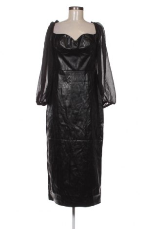 Кожена рокля SHEIN, Размер XL, Цвят Черен, Цена 48,14 лв.