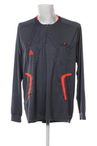 Ανδρική μπλούζα Adidas, Μέγεθος XXL, Χρώμα Γκρί, Τιμή 8,91 €