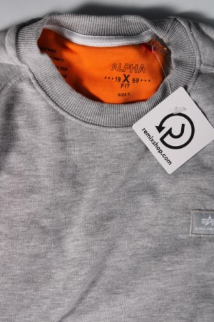 Herren Shirt Alpha, Größe S, Farbe Grau, Preis 13,92 €