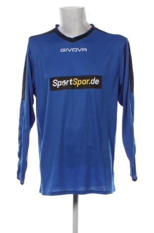 Herren Shirt Givova, Größe M, Farbe Blau, Preis 2,40 €