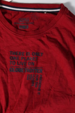 Ανδρική μπλούζα Globe-Trotter, Μέγεθος M, Χρώμα Κόκκινο, Τιμή 6,40 €