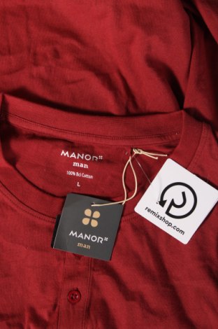 Bluză de bărbați Manor, Mărime L, Culoare Maro, Preț 34,67 Lei