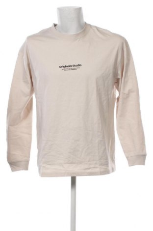 Herren Shirt Originals By Jack & Jones, Größe L, Farbe Beige, Preis € 5,57