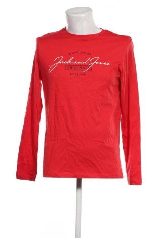 Ανδρική μπλούζα Originals By Jack & Jones, Μέγεθος M, Χρώμα Κόκκινο, Τιμή 5,57 €