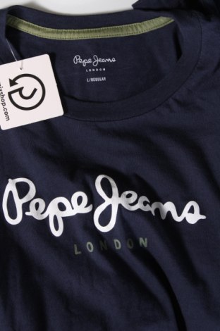 Herren Shirt Pepe Jeans, Größe L, Farbe Blau, Preis 33,65 €