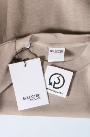 Pánske tričko  Selected Homme, Veľkosť L, Farba Béžová, Cena  11,14 €