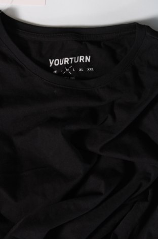 Herren Shirt Your Turn, Größe M, Farbe Schwarz, Preis 5,85 €