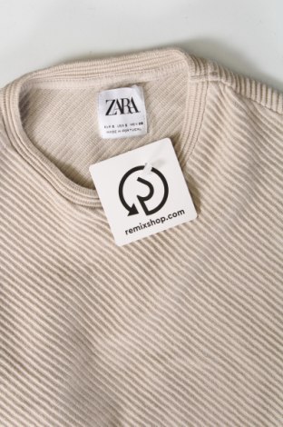 Herren Shirt Zara, Größe S, Farbe Beige, Preis 6,26 €