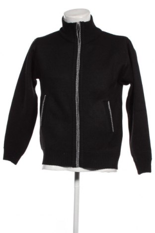Jachetă tricotată de bărbați, Mărime L, Culoare Negru, Preț 49,60 Lei