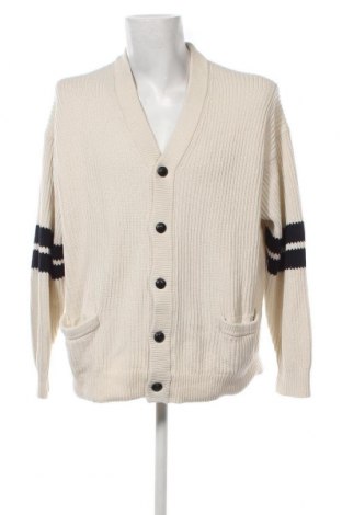 Jachetă tricotată de bărbați Abercrombie & Fitch, Mărime XL, Culoare Ecru, Preț 204,08 Lei